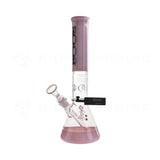 RooR® | Colored Beaker w/ Gridded Downstem | 18" - Glass - Pink