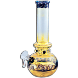 9″ Grommet Bong with Color Wrapped Bottom (WP15)