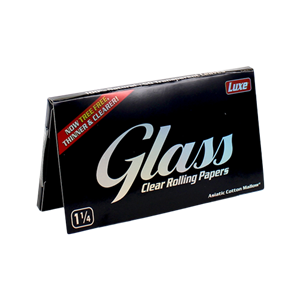 Luxe Glass Clear Rolling Papers