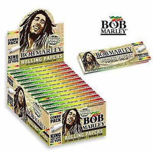 Bob Marley Organic Unbleached Papers King Size + Tips