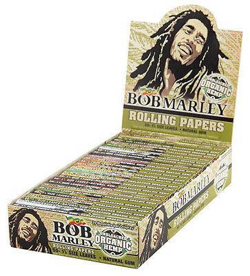 Box of Bob Marley Organic Unbleached Papers 1 1/4