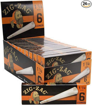 ZIG-ZAG Ultra Thin Pre Rolled Paper Cones