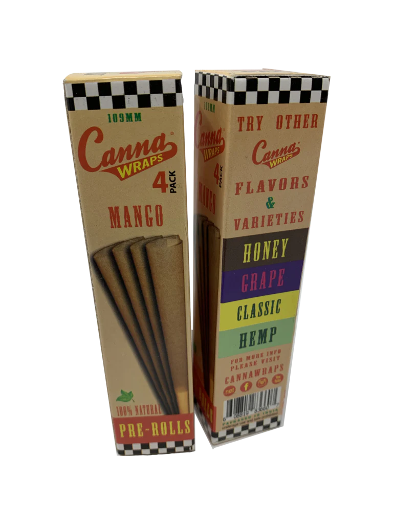 Canna Wraps Natural Pre Rolled Cones